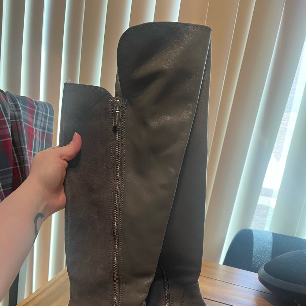 Michael Kors , Suede and Grey leather long boots